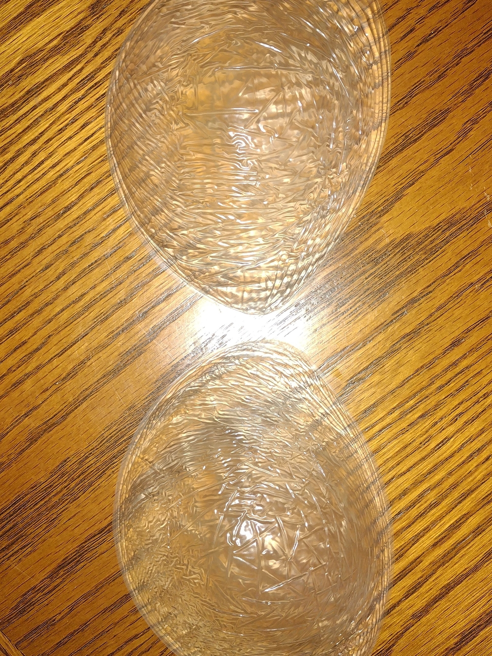 Clear Textured Adhesive Bra Cups